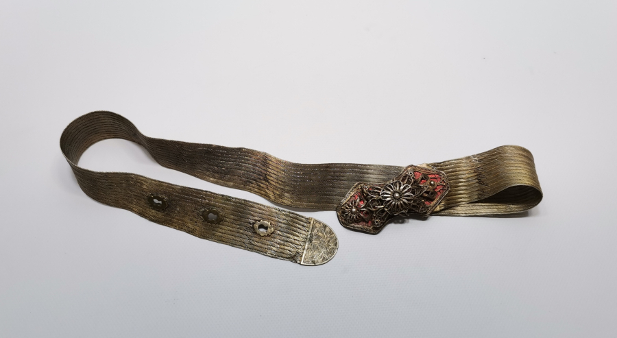 OSMANLI DÖNEMİ HASIR ÖRME TRABZON İŞİ GELİN KEMERİ