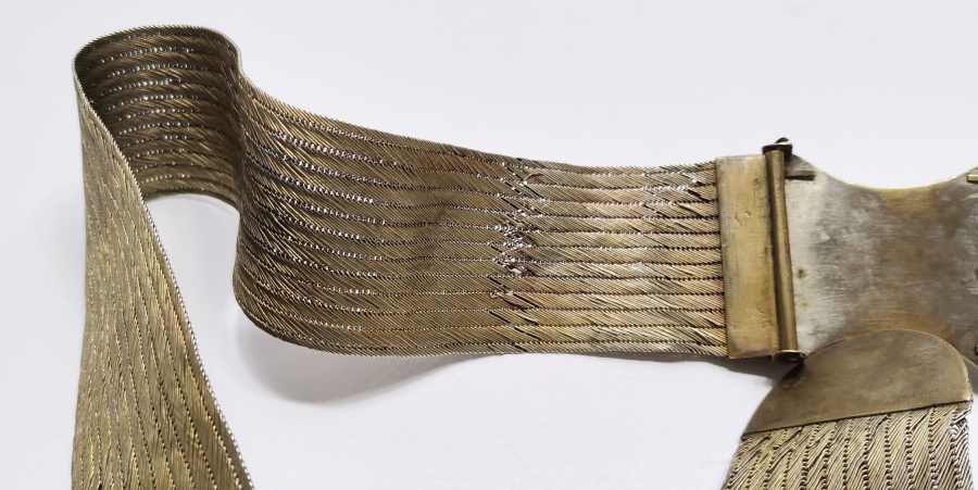 OSMANLI DÖNEMİ HASIR ÖRME TRABZON İŞİ GELİN KEMERİ