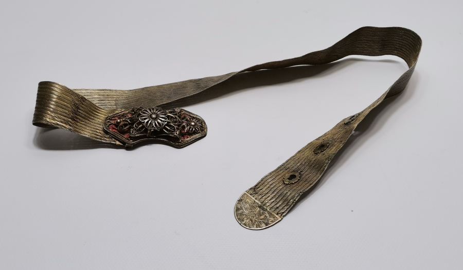 OSMANLI DÖNEMİ HASIR ÖRME TRABZON İŞİ GELİN KEMERİ