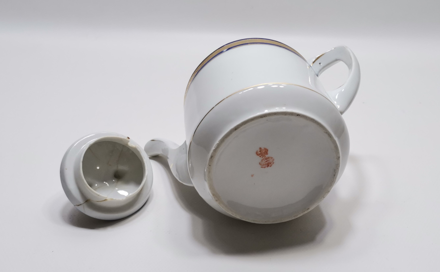 OSMANLI DÖNEMİ KUZNETSOV PORSELEN ÇAYDANLIK