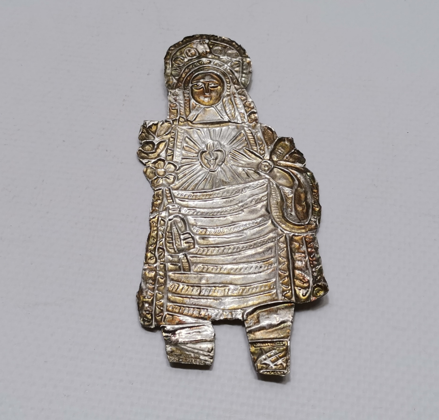 OSMANLI DÖNEMİ RUM İŞİ GÜMÜŞ ADAKLIK - TILSIM