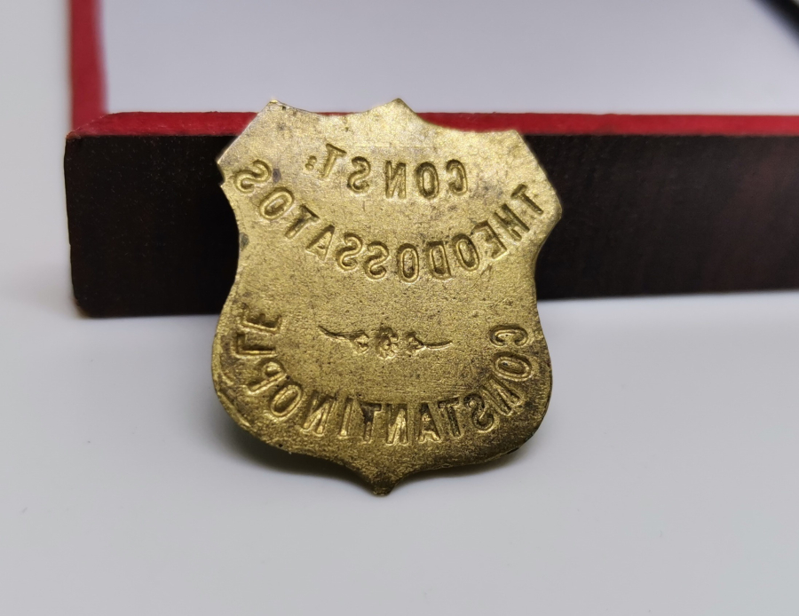 THEODOSSATOS  CONSTANTİNOPLE YAZILI OSMANLI DÖNEMİ NADİR ETİKET