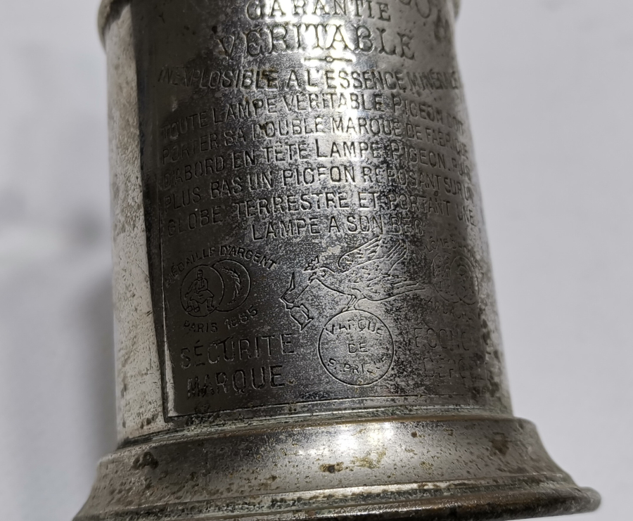 ÜZERİ YAZILI NADİR VAGON LAMBASI