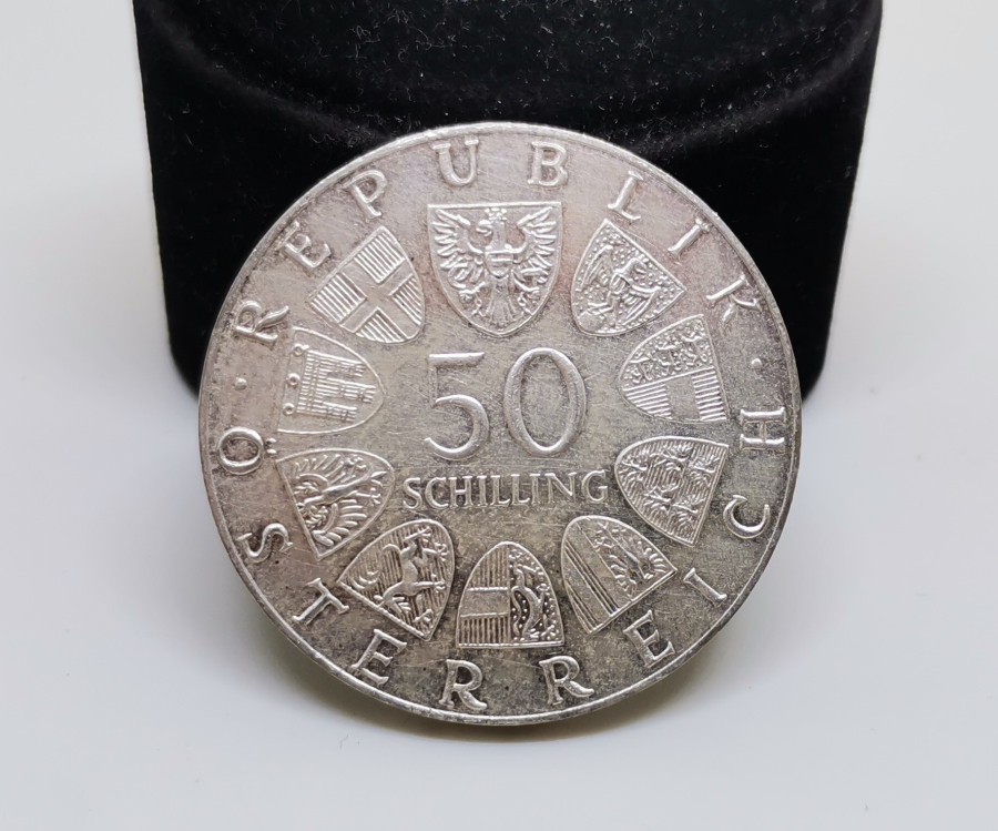 1974 GÜMÜŞ HATIRA PARA 50 ŞİLİNG