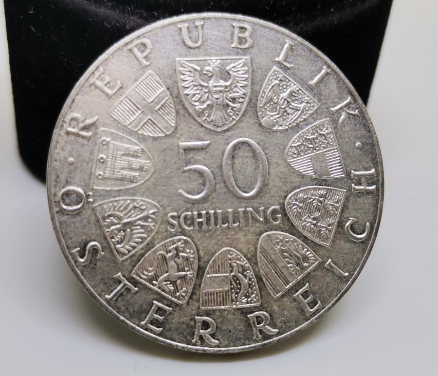 1974 GÜMÜŞ HATIRA PARA 50 ŞİLİNG