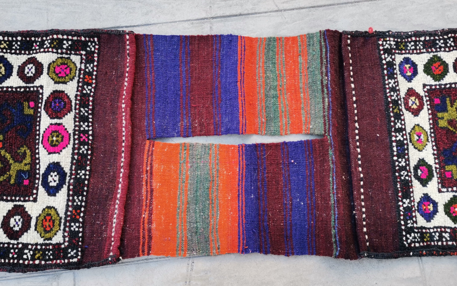 OSMANLI DÖNEMİ BERGAMA / KOZAK YÖRESİ ÇİFTE HEYBE