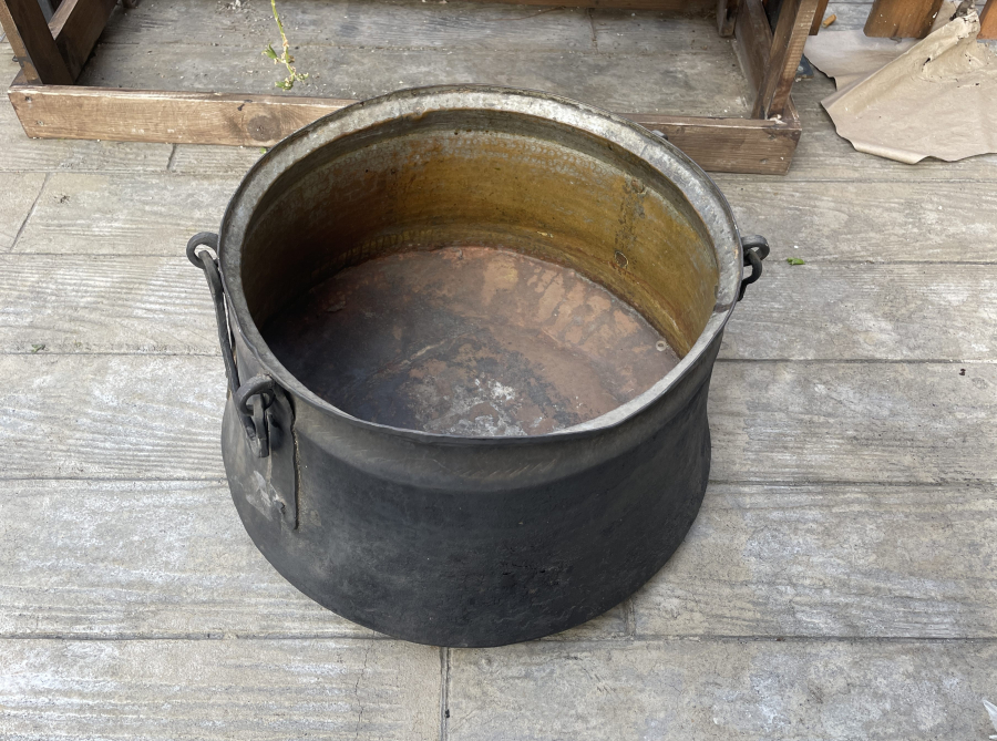 OSMANLI DÖNEMİ BÜYÜK BOY BAKIR KAZAN