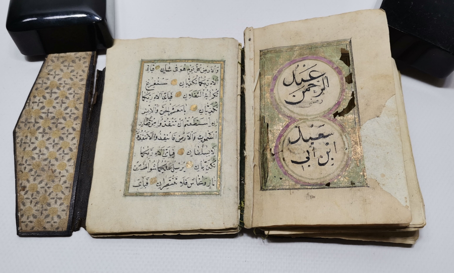 OSMANLI DÖNEMİ EL YAZMA BÜYÜK BOY ENAM-I ŞERİF