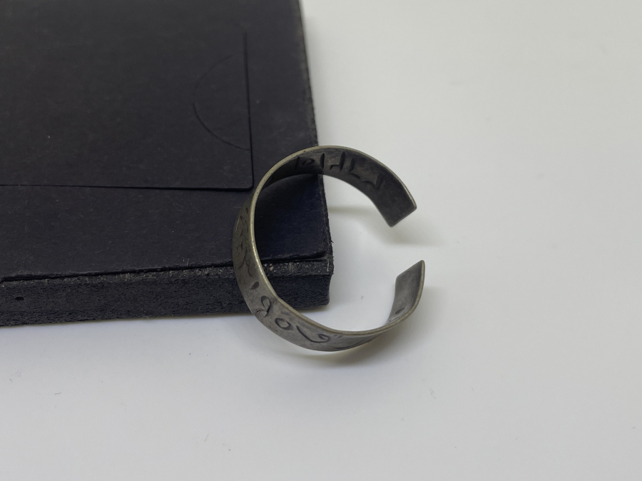 OSMANLI DÖNEMİ GÜMÜŞ TILSIMLI YÜZÜK