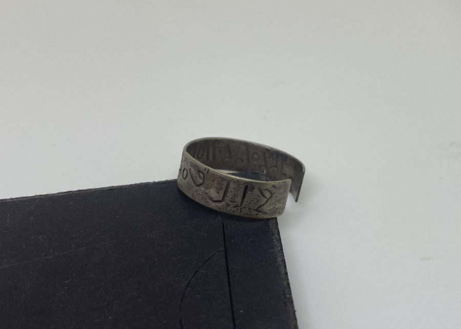 OSMANLI DÖNEMİ GÜMÜŞ TILSIMLI YÜZÜK