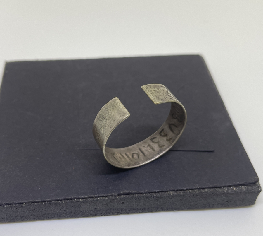 OSMANLI DÖNEMİ GÜMÜŞ TILSIMLI YÜZÜK