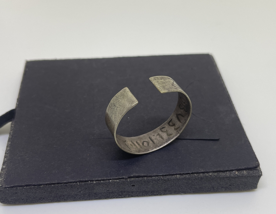 OSMANLI DÖNEMİ GÜMÜŞ TILSIMLI YÜZÜK