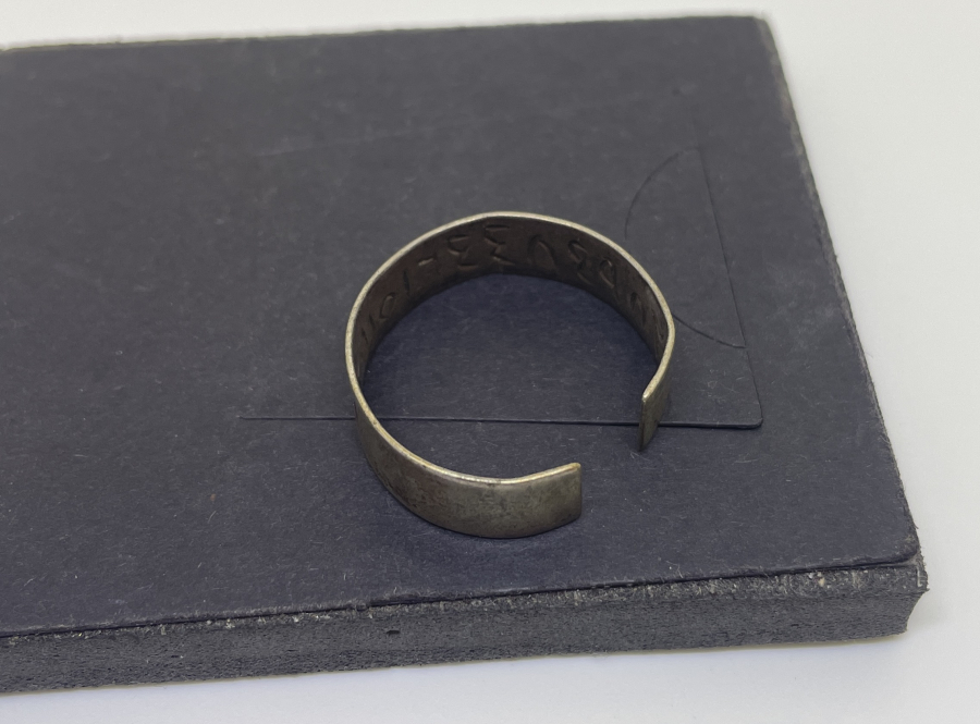 OSMANLI DÖNEMİ GÜMÜŞ TILSIMLI YÜZÜK