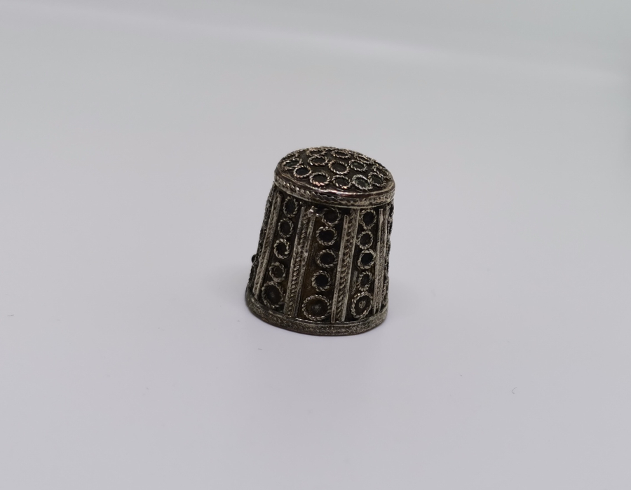 OSMANLI DÖNEMİ GÜVERSE İŞÇİLİKLİ GÜMÜŞ TERZİ YÜKSÜĞÜ