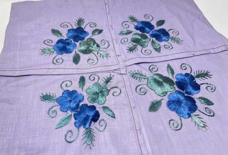 OSMANLI DÖNEMİ İPEK İŞLİ AÇILMAMIŞ GELİN ÇEVRESİ