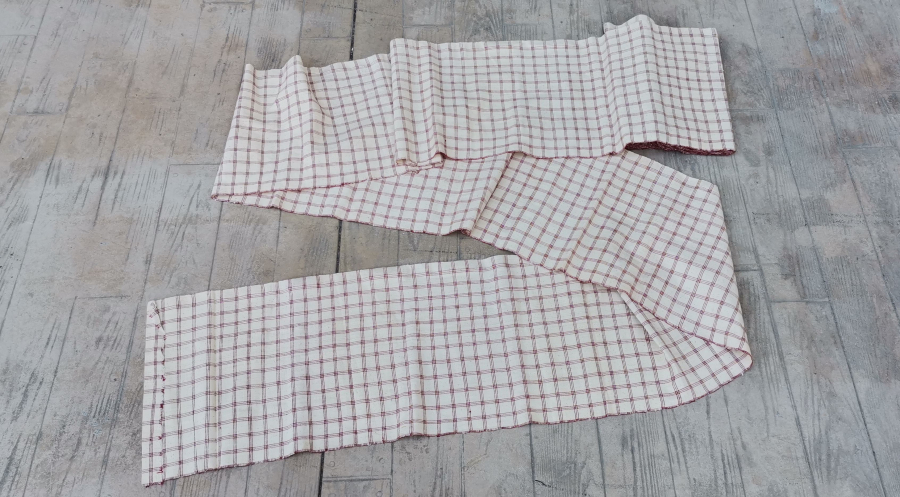 OSMANLI DÖNEMİ TAMAMI EL DOKUMA DEV BOYDA KUMAŞ