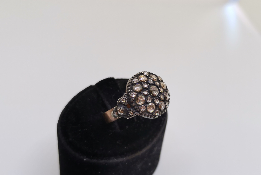 ÖZEL YAPIM DİVANHANE ÇİVİSİ MODELİ ELMAS YÜZÜK