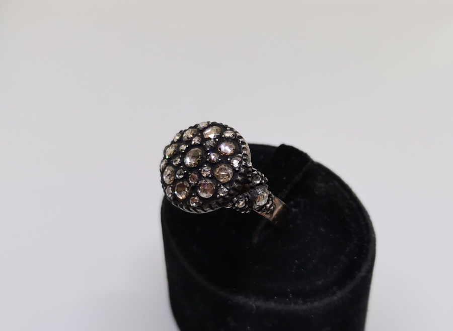 ÖZEL YAPIM DİVANHANE ÇİVİSİ MODELİ ELMAS YÜZÜK