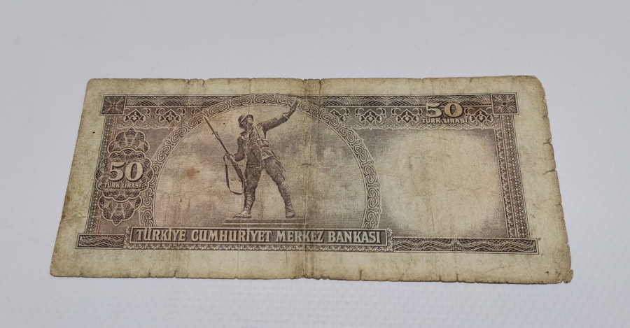 5. EMİSYON KAĞIT 50 LİRA