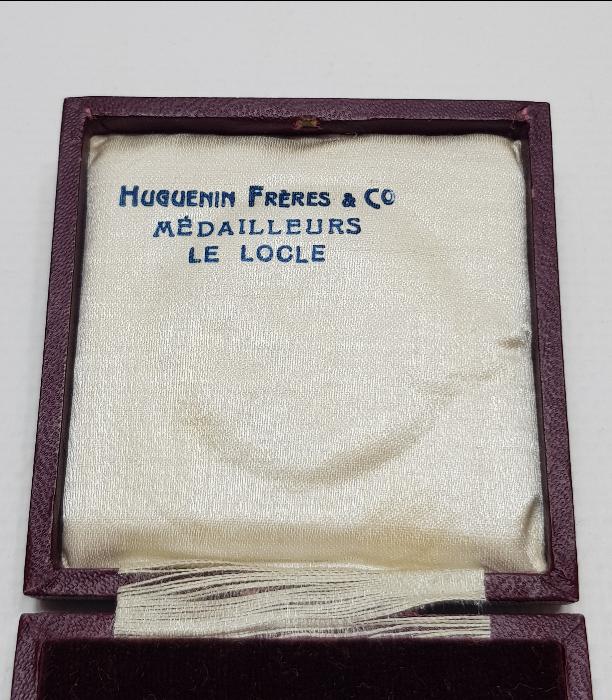 1922 TARİHLİ ORJİNAL KUTUSUNDA FRANSA-İSVİÇRE CENEVE ATLETİZM MADALYASI 