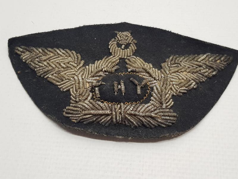 1930'LARDAN ÇOK NADİR TÜRK HAVA YOLLARI PİLOT BRÖVESİ