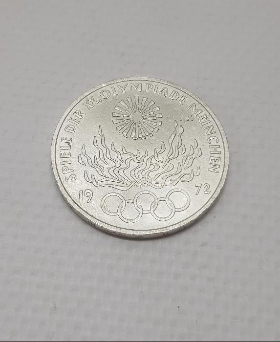 1972 MÜNİH OLİMPİYATLARI ÇİL KONDİSYONDA GÜMÜŞ 10 MARK HATIRA PARA