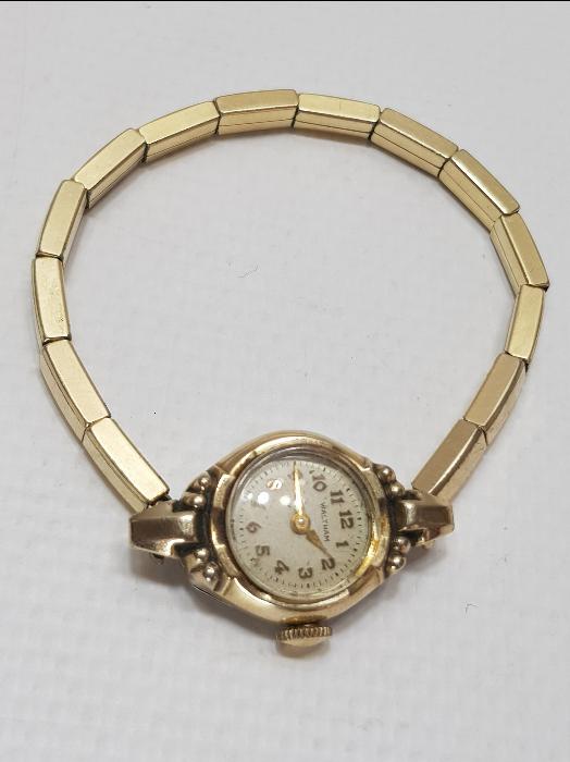 ALTIN KAPLAMA WALTHAM BAYAN KOL SAATİ  