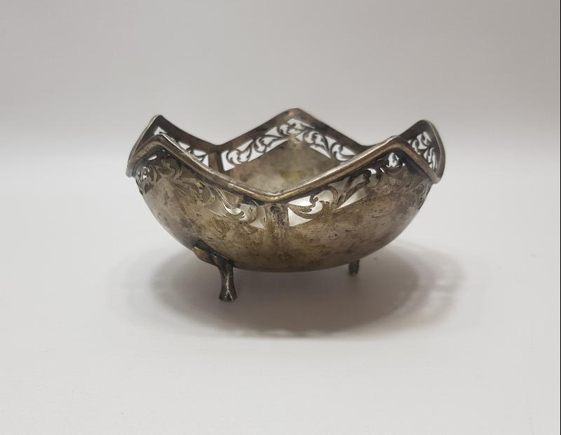 ANTİKA ASLAN AYAKLI GÜMÜŞ ŞEKERLİK 