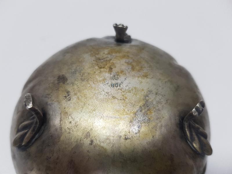 ANTİKA ASLAN AYAKLI GÜMÜŞ ŞEKERLİK 