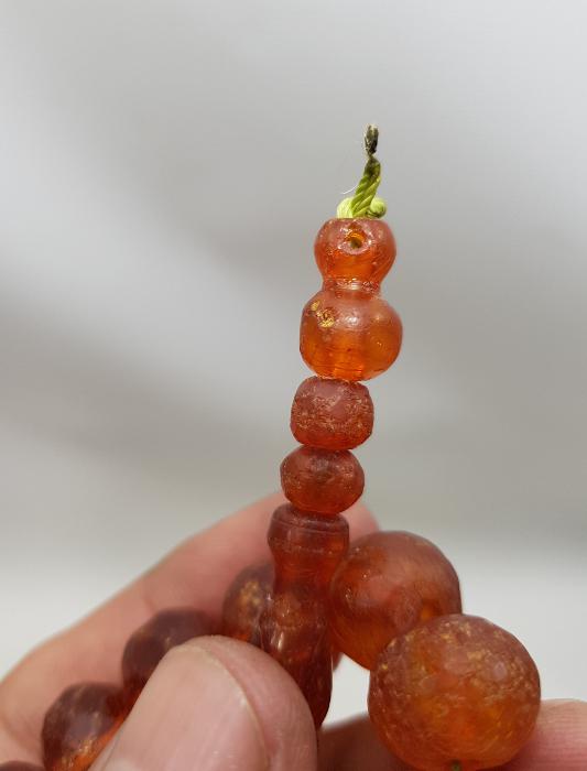 OSMANLI DÖNEMİ ÇOK NADİR FASETA KESİM DAMLA KEHRİBAR TESPİH