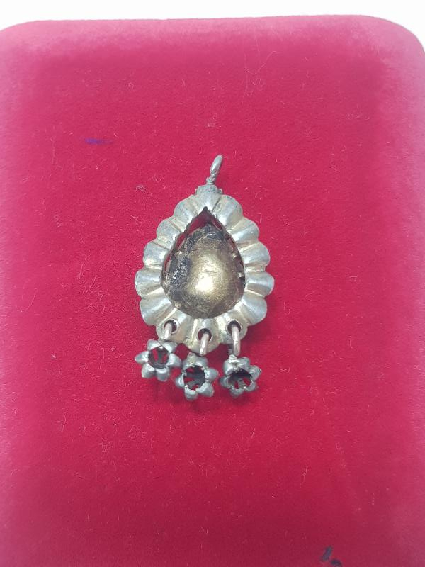 OSMANLI DÖNEMİ DUT MODEL ELMAS KOLYE UCU