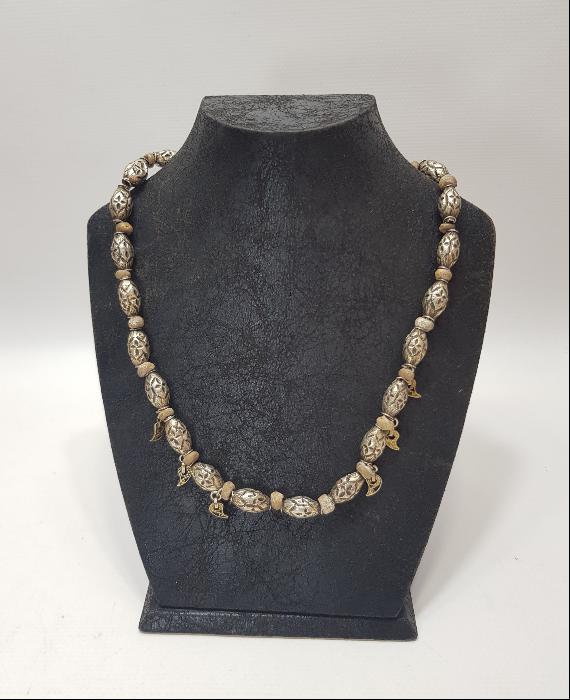 OSMANLI DÖNEMİ ERMENİ İŞİ GÜMÜŞ GERDANLIK 