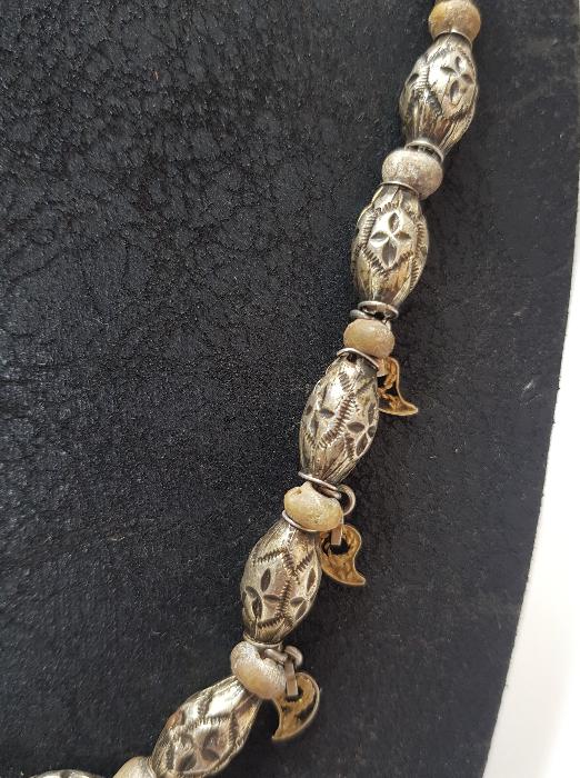 OSMANLI DÖNEMİ ERMENİ İŞİ GÜMÜŞ GERDANLIK 