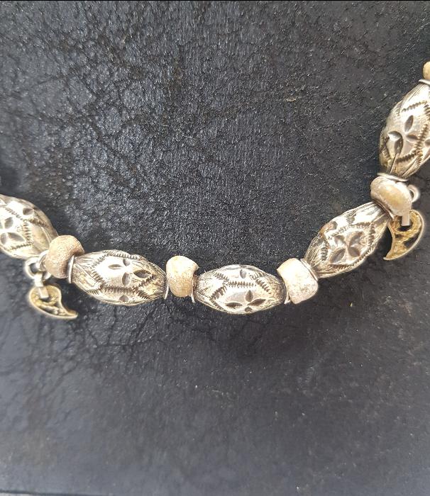 OSMANLI DÖNEMİ ERMENİ İŞİ GÜMÜŞ GERDANLIK 