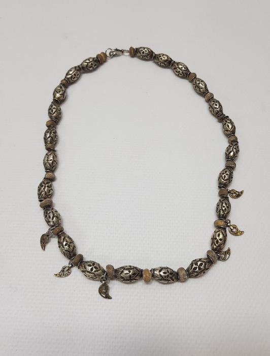 OSMANLI DÖNEMİ ERMENİ İŞİ GÜMÜŞ GERDANLIK 