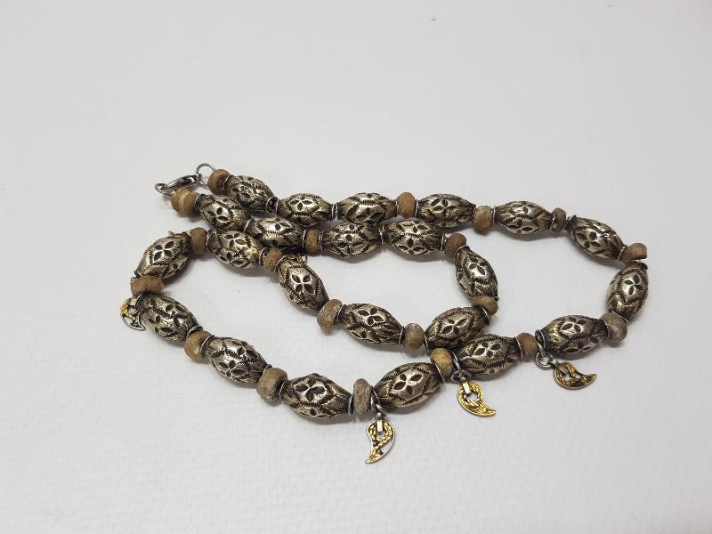 OSMANLI DÖNEMİ ERMENİ İŞİ GÜMÜŞ GERDANLIK 