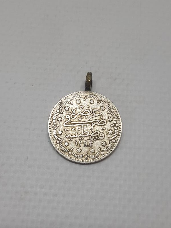 SULTAN II. ABDÜLHAMİD DÖNEMİ GÜMÜŞ 5 KURUŞ MECİDİYE 