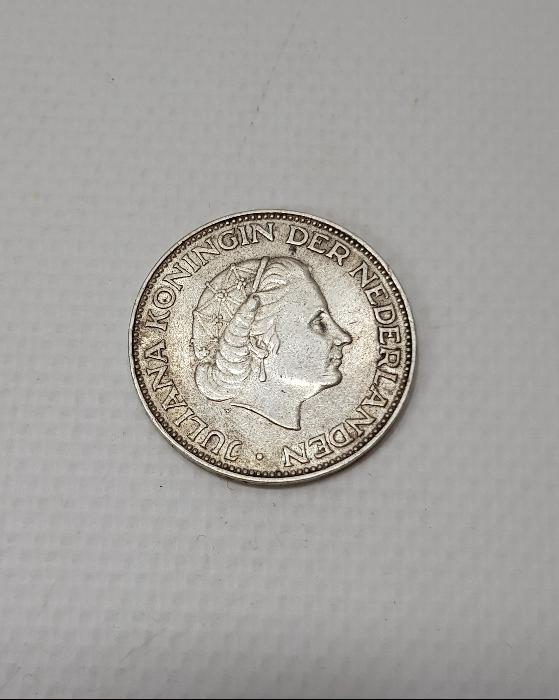 1961 HOLLANDA 2,5 GULDEN GÜMÜŞ PARA
