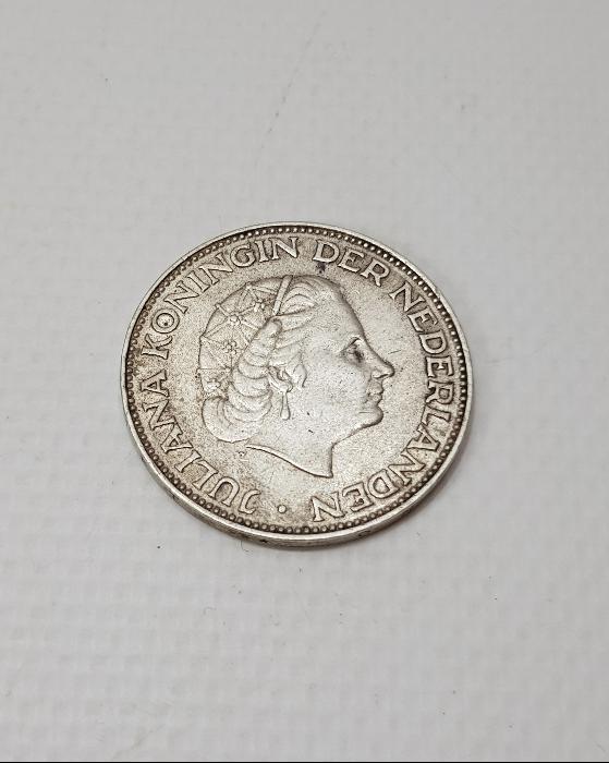 1961 HOLLANDA 2,5 GULDEN GÜMÜŞ PARA