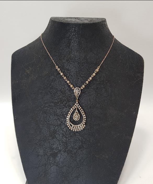 ANTİKA ELMAS KOLYE