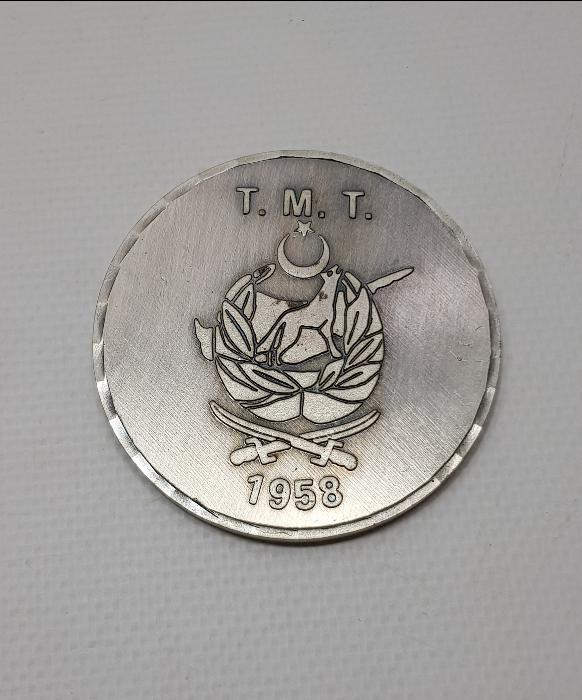 KIBRIS 1958-1976 ÇOK NADİR TÜRK MUKAVEMET TEŞKİLATI MADALYASI