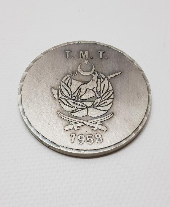 KIBRIS 1958-1976 ÇOK NADİR TÜRK MUKAVEMET TEŞKİLATI MADALYASI