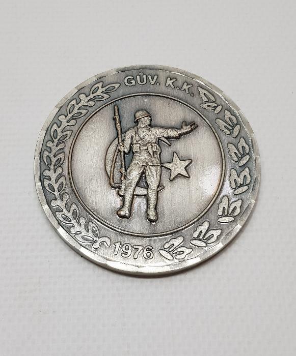 KIBRIS 1958-1976 ÇOK NADİR TÜRK MUKAVEMET TEŞKİLATI MADALYASI