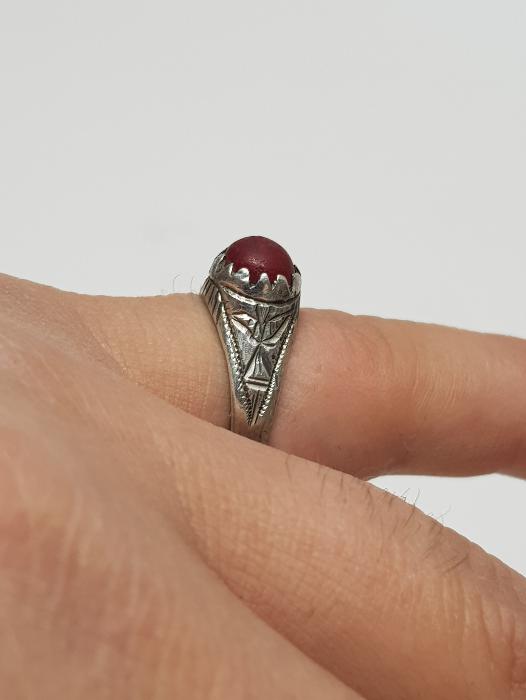 OSMANLI DÖNEMİ ÇOK NADİR BEYKOZ İŞİ GÜMÜŞ YÜZÜK 