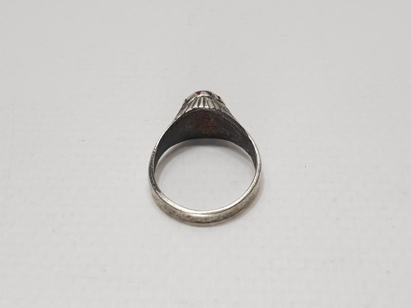 OSMANLI DÖNEMİ ÇOK NADİR BEYKOZ İŞİ GÜMÜŞ YÜZÜK 