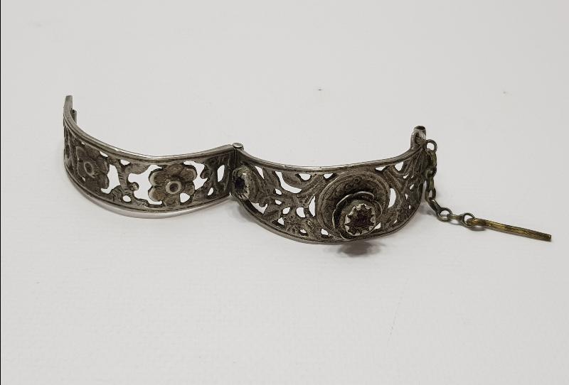 OSMANLI DÖNEMİ ERMENİ İŞİ GÜMÜŞ BİLEZİK