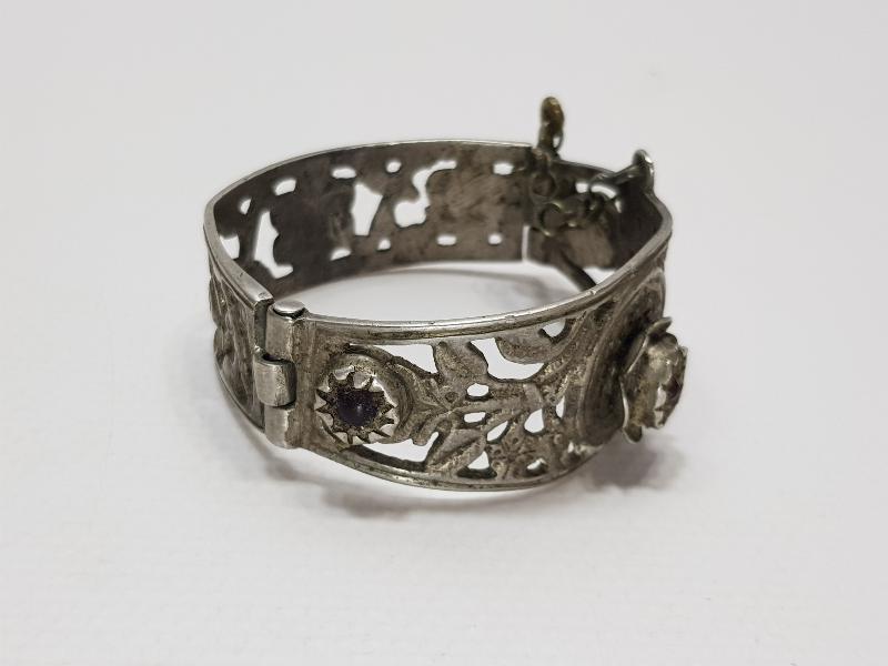 OSMANLI DÖNEMİ ERMENİ İŞİ GÜMÜŞ BİLEZİK