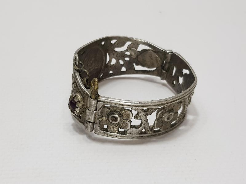 OSMANLI DÖNEMİ ERMENİ İŞİ GÜMÜŞ BİLEZİK