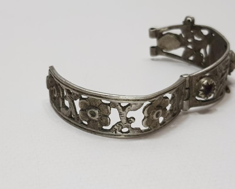 OSMANLI DÖNEMİ ERMENİ İŞİ GÜMÜŞ BİLEZİK