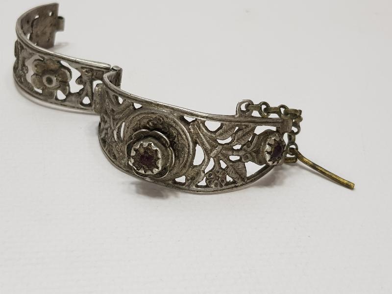 OSMANLI DÖNEMİ ERMENİ İŞİ GÜMÜŞ BİLEZİK